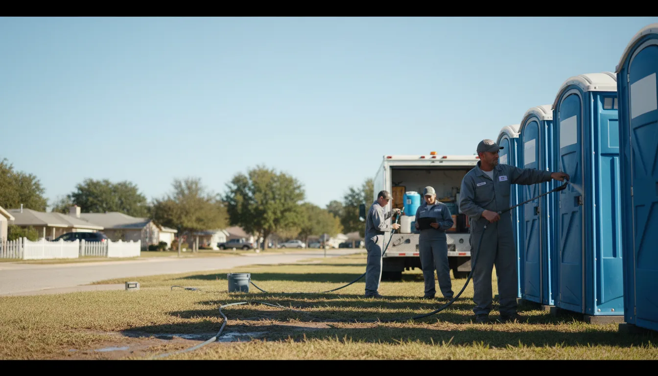 Long-Term Portable Toilet Rental in Oakford, IN near me